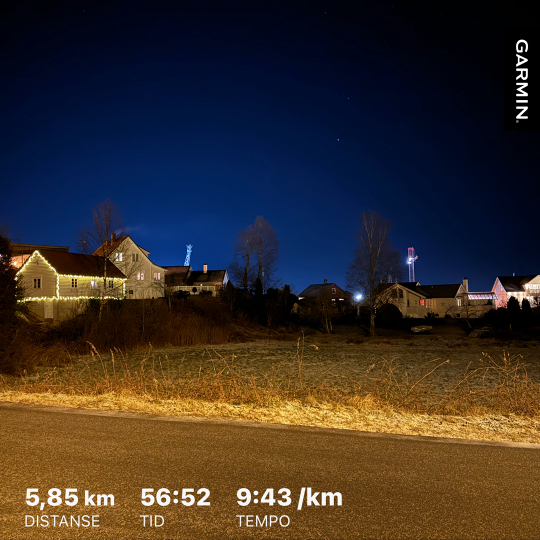 Kveldstur rundt Kåravikjo og Heiane